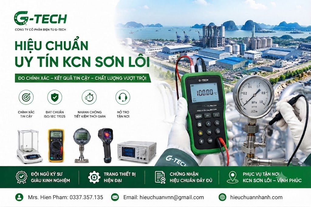 Hiệu Chuẩn Uy Tín KCN Sơn Lôi.