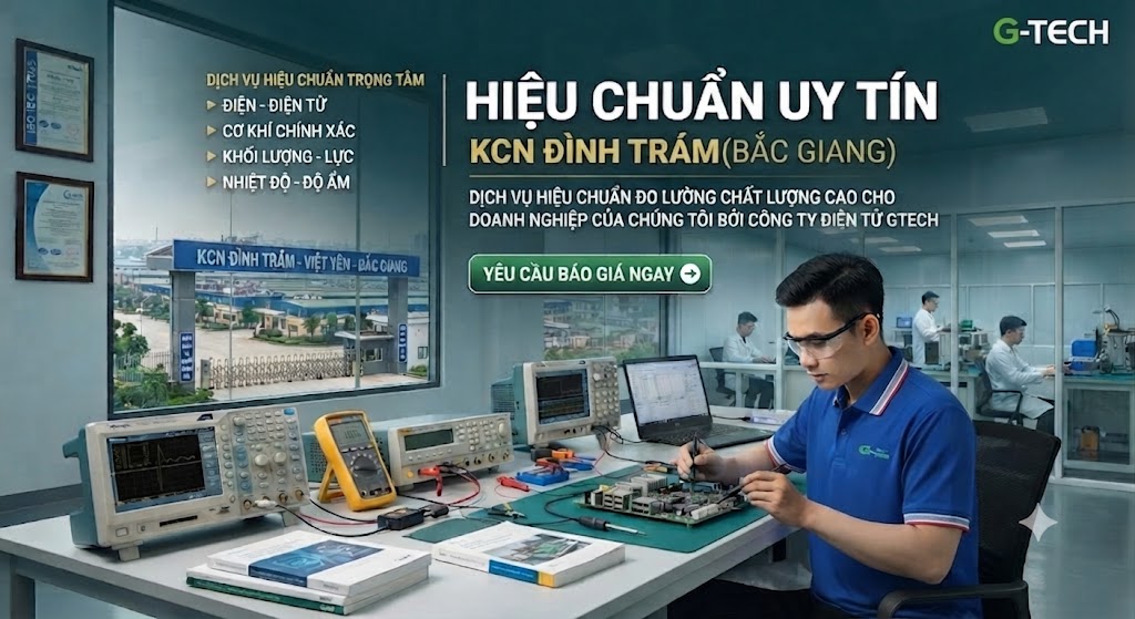 Hiệu Chuẩn Uy Tín KCN Đình Trám- Bắc Giang.