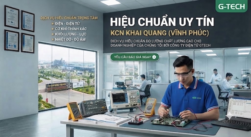 Hiệu Chuẩn Uy Tín KCN Khai Quang- Vĩnh Phúc.