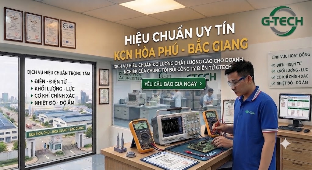 Hiệu Chuẩn Uy Tín KCN Hòa Phú - Bắc Giang