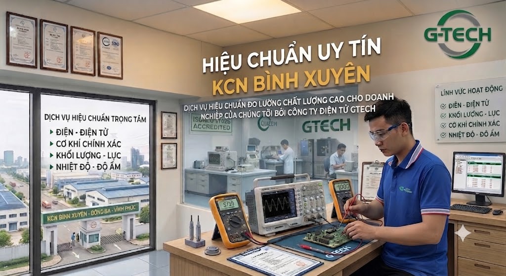 Hiệu chuẩn uy tín KCN Bình Xuyên.