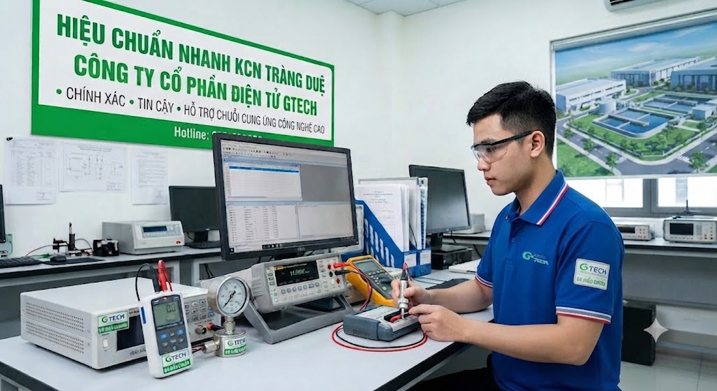 Hiệu chuẩn nhanh KCN Tràng Duệ | Giải pháp đo lường từ GTECH