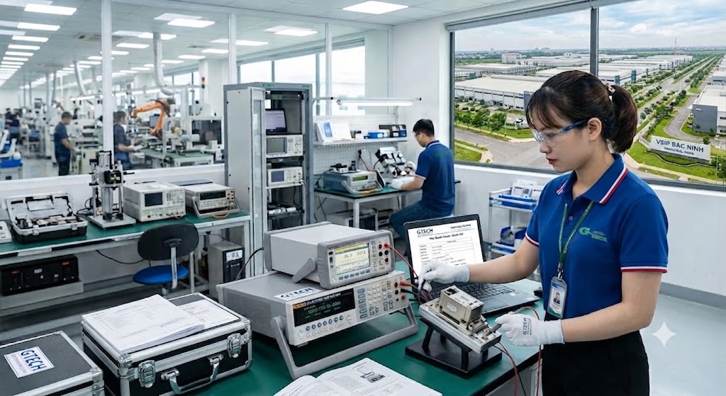 Hiệu Chuẩn Nhanh KCN VSIP Bắc Ninh.