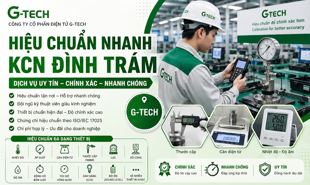 Hiệu Chuẩn Nhanh KCN Đình Trám- Bắc Giang