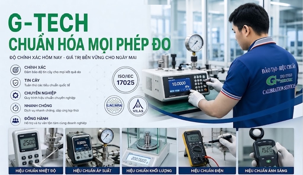 G-TECH – Chuẩn hóa mọi phép đo.