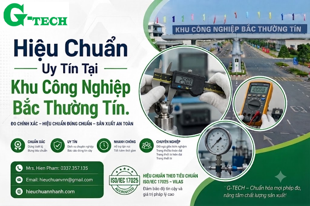 Hiệu Chuẩn Uy Tín Tại Khu Công Nghiệp Bắc Thường Tín.