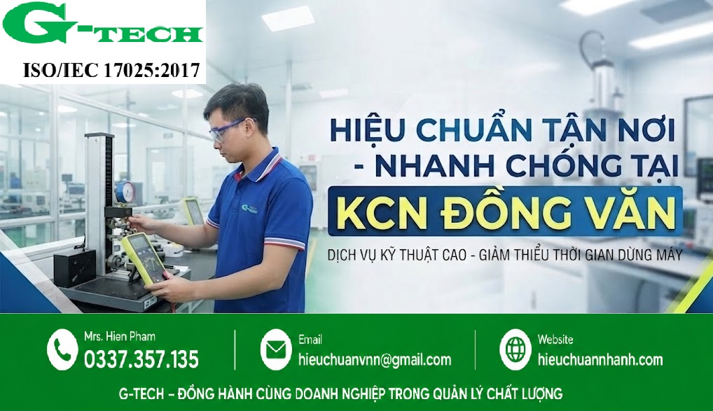 Hiệu chuẩn Nhanh KCN Đồng Văn - Hà Nam.