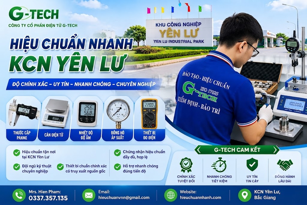 Hiệu Chuẩn Nhanh KCN Yên Lư.