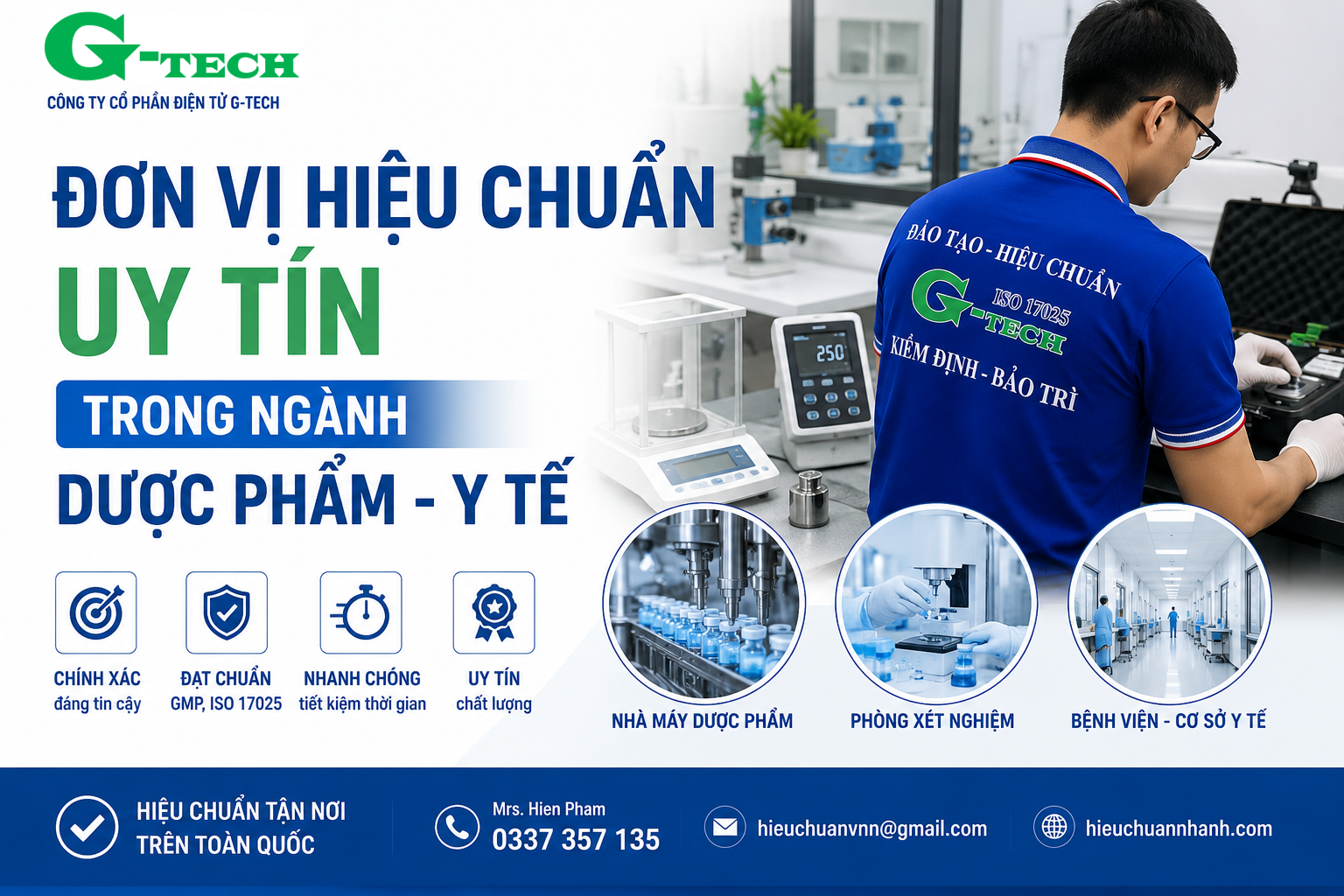 Đơn Vị Hiệu Chuẩn Uy Tín Trong Ngành Dược Phẩm.