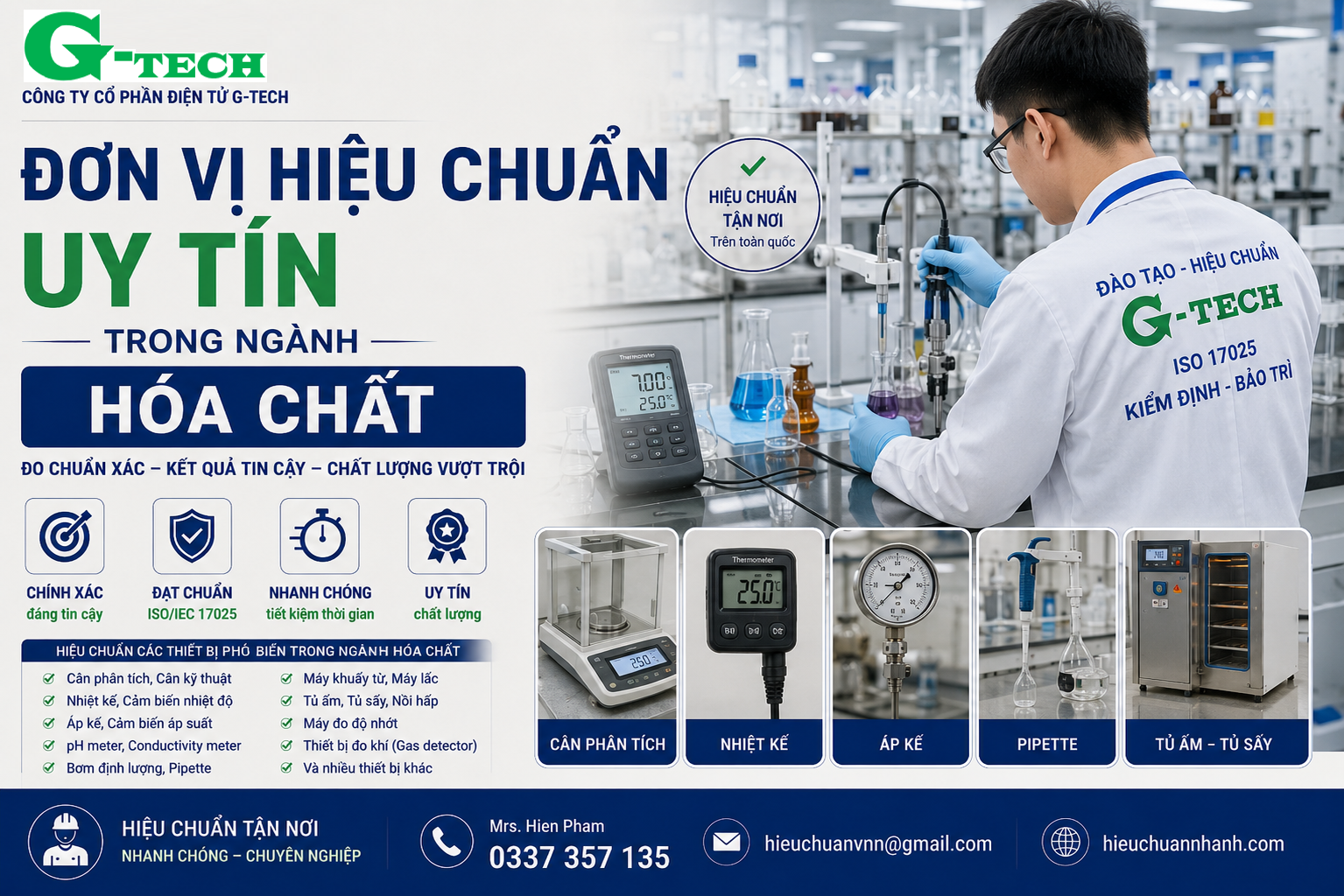 Đơn Vị Hiệu Chuẩn Trong Ngành Hóa Chất.