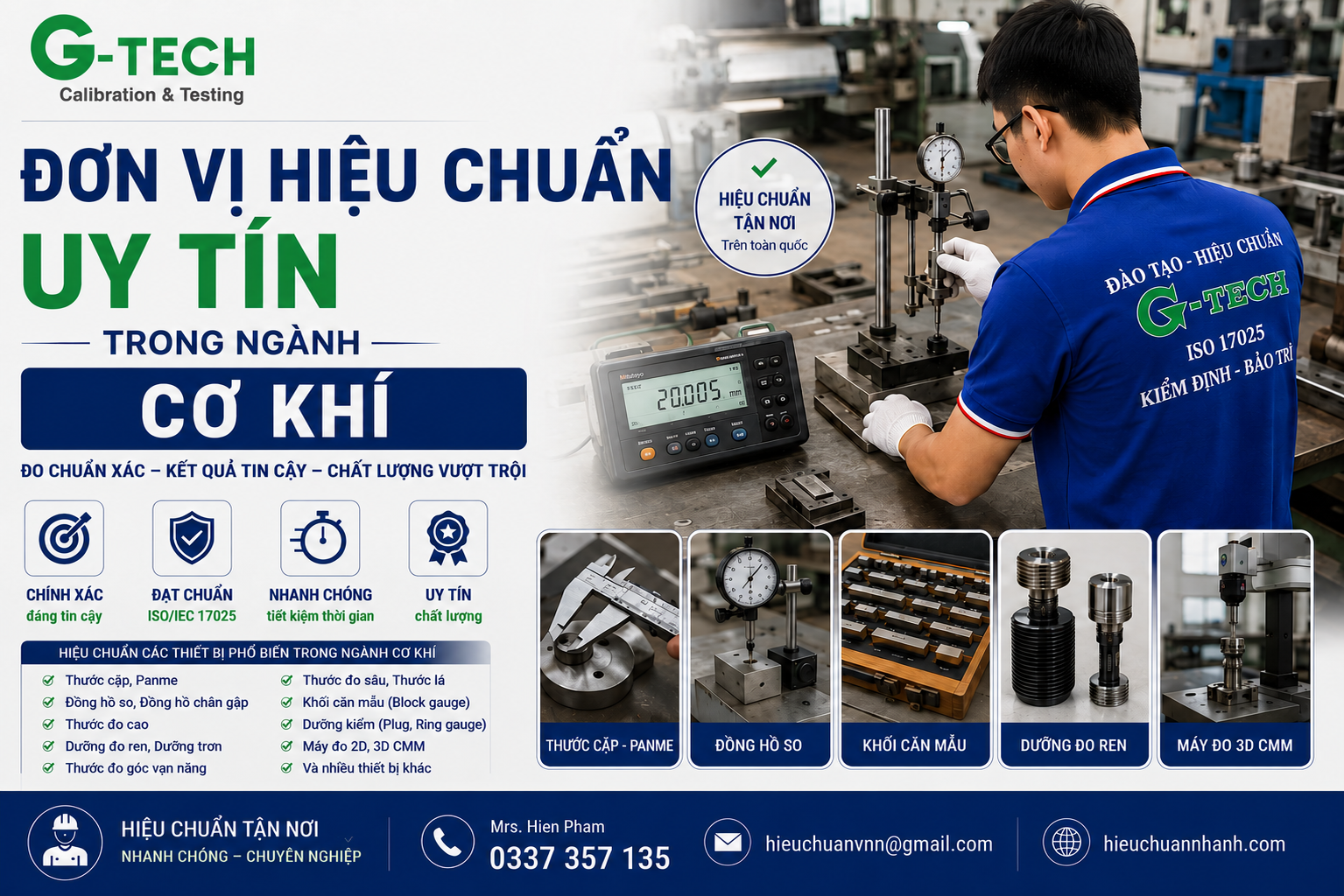 Hiệu Chuẩn Uy Tín Trong Ngành Cơ Khí Tại Quảng Ninh.