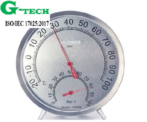 Hiệu chuẩn Nhiệt ẩm kế cơ TH600B.