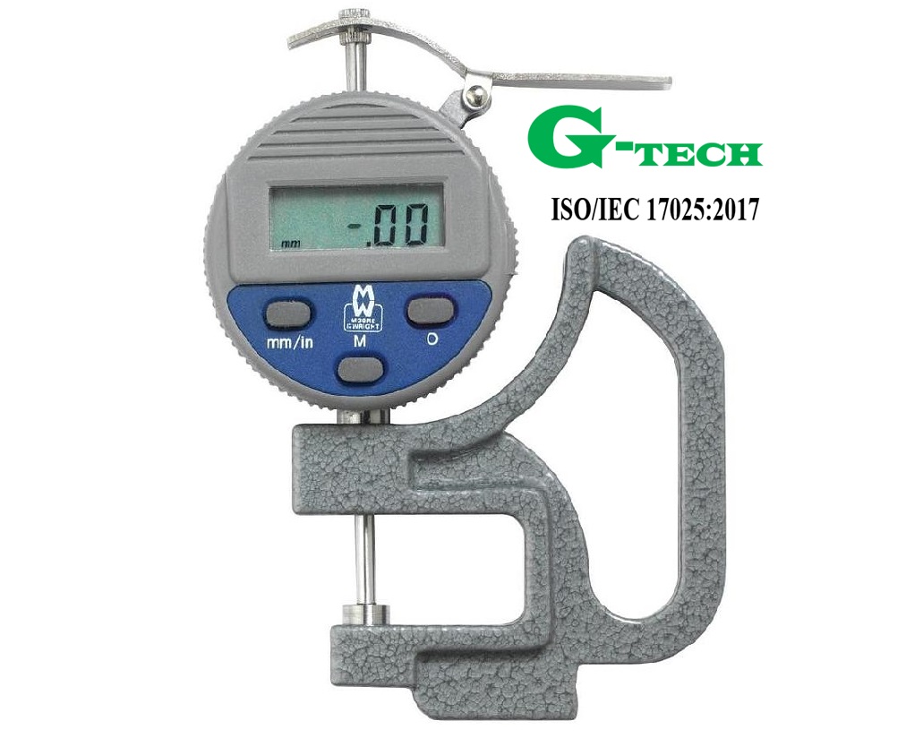 HIỆU CHUẨN ĐỒNG HỒ ĐO ĐỘ DÀY MOORE & WRIGHT MW455-15D.