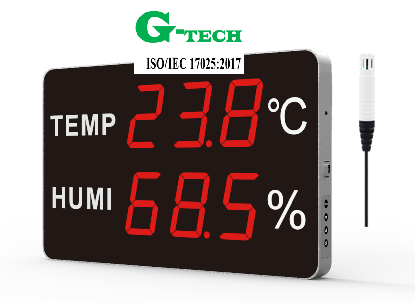 HIỆU CHUẨN ĐỒNG HỒ ĐO NHIỆT ĐỘ, ĐỘ ẨM HUATO HE218A-EX