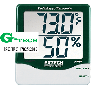 Hiệu chuẩn Máy đo nhiệt độ, độ ẩm EXTECH 445703.