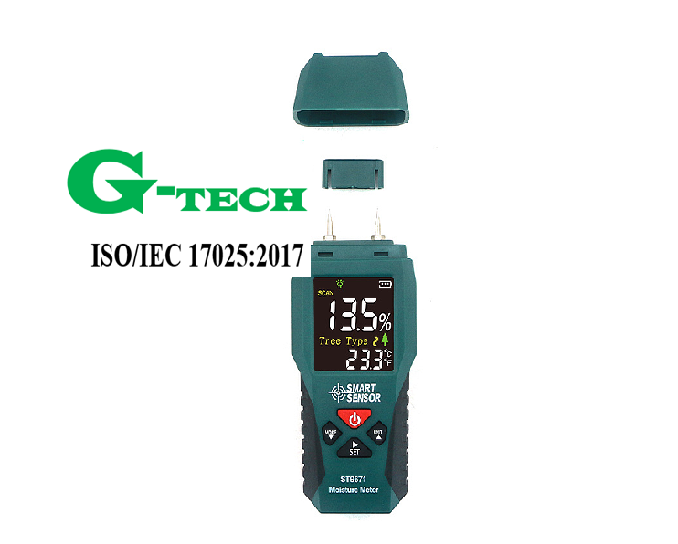 Hiệu Chuẩn Máy đo độ ẩm gỗ SMARTSENSOR ST9671 (2% - 70%).